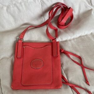 Roots Coral Leather Crossbody crossbody Bag